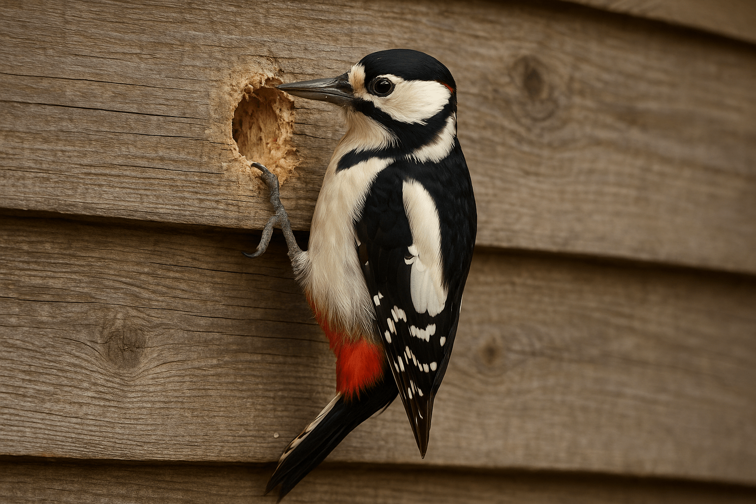 Hur man skrämmer bort hackspettar