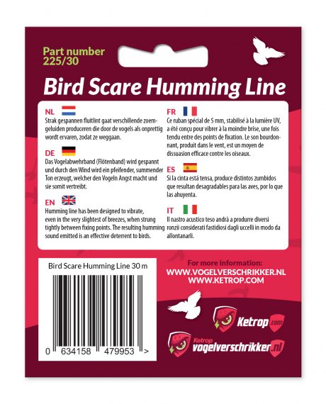 bird scare humming line