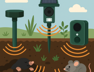 Kurmių baidyklė ir gyvūnų atbaidytuvas – natūrali apsauga jūsų sodui ir kiemui